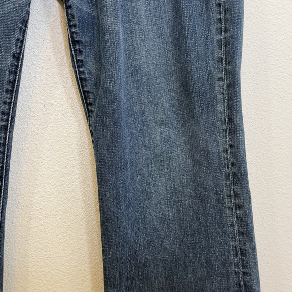 American Eagle Original Boot Jeans Mens 34x30 Medium Wash Distressed Bootcut - Picture 3 of 9